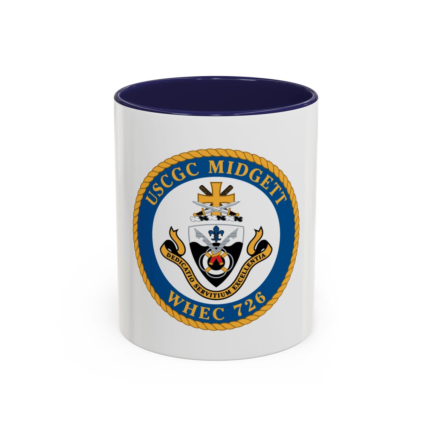 USCG Midgett WHEC 726 (U.S. Coast Guard) Accent Coffee Mug