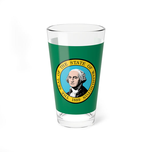 Flag of Washington (United States) Pint Glass 16oz
