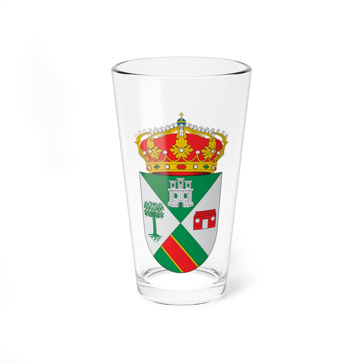 Escudo de Aldeire (Spain) (Coat of Arms) Pint Glass 16oz