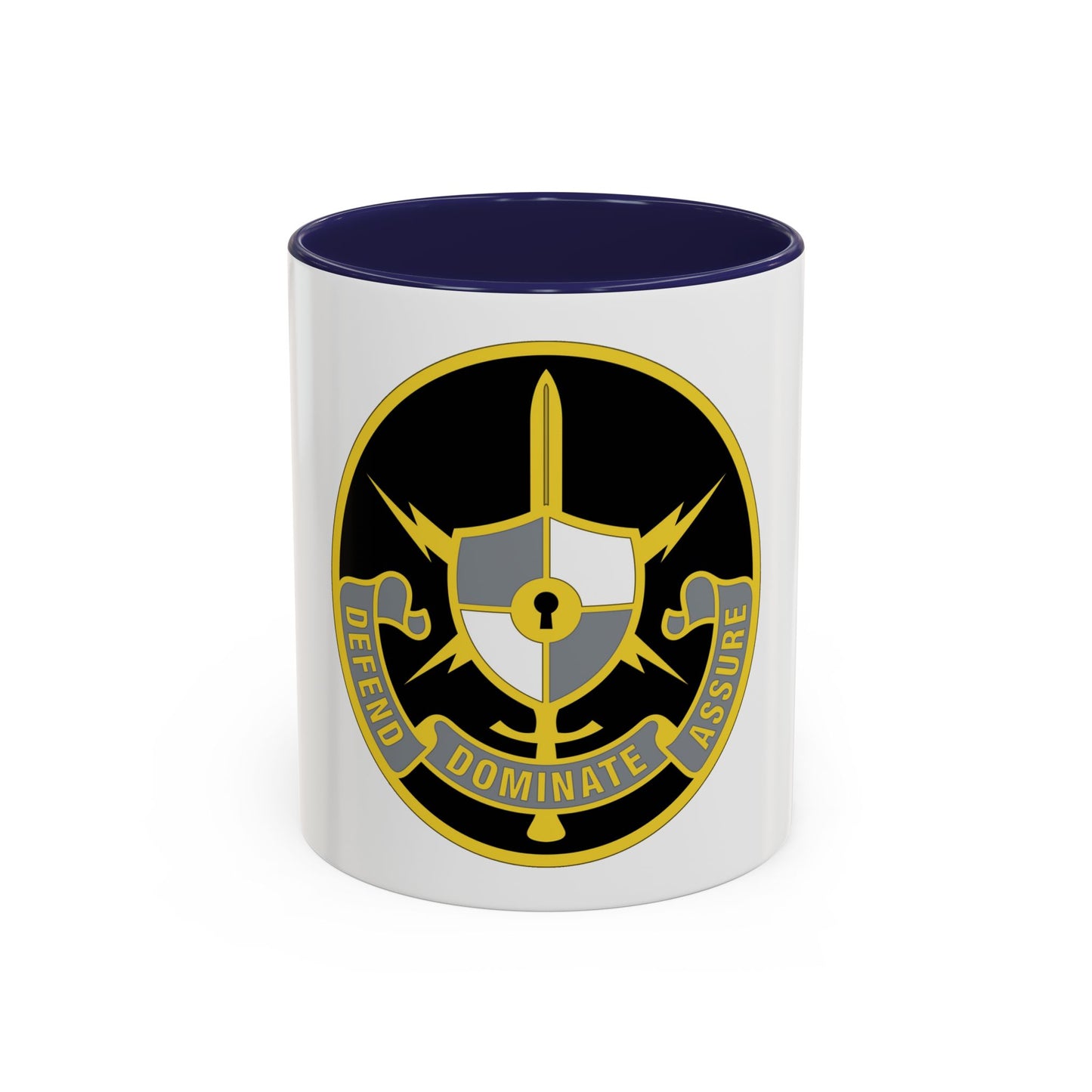 United States Cyber School 2 (U.S. Army) Accent Coffee Mug