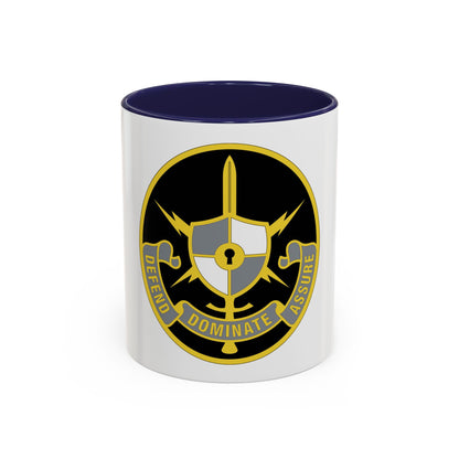 United States Cyber School 2 (U.S. Army) Accent Coffee Mug