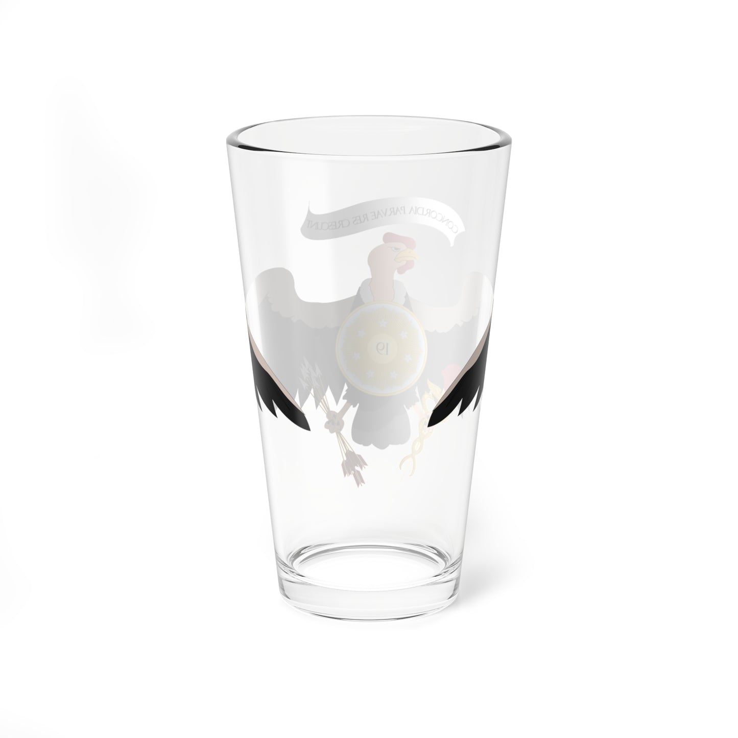 Coat of arms of Venezuela 1812 (Venezuela) (Coat of Arms) Pint Glass 16oz