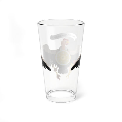 Coat of arms of Venezuela 1812 (Venezuela) (Coat of Arms) Pint Glass 16oz