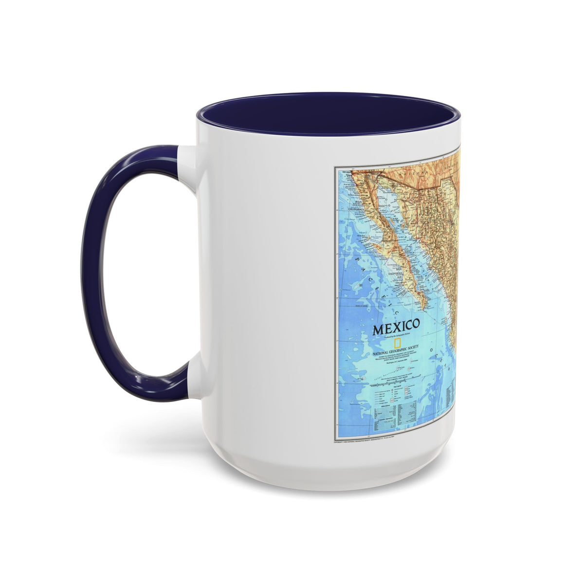 North America - Mexico (1994) (Map) Accent Coffee Mug