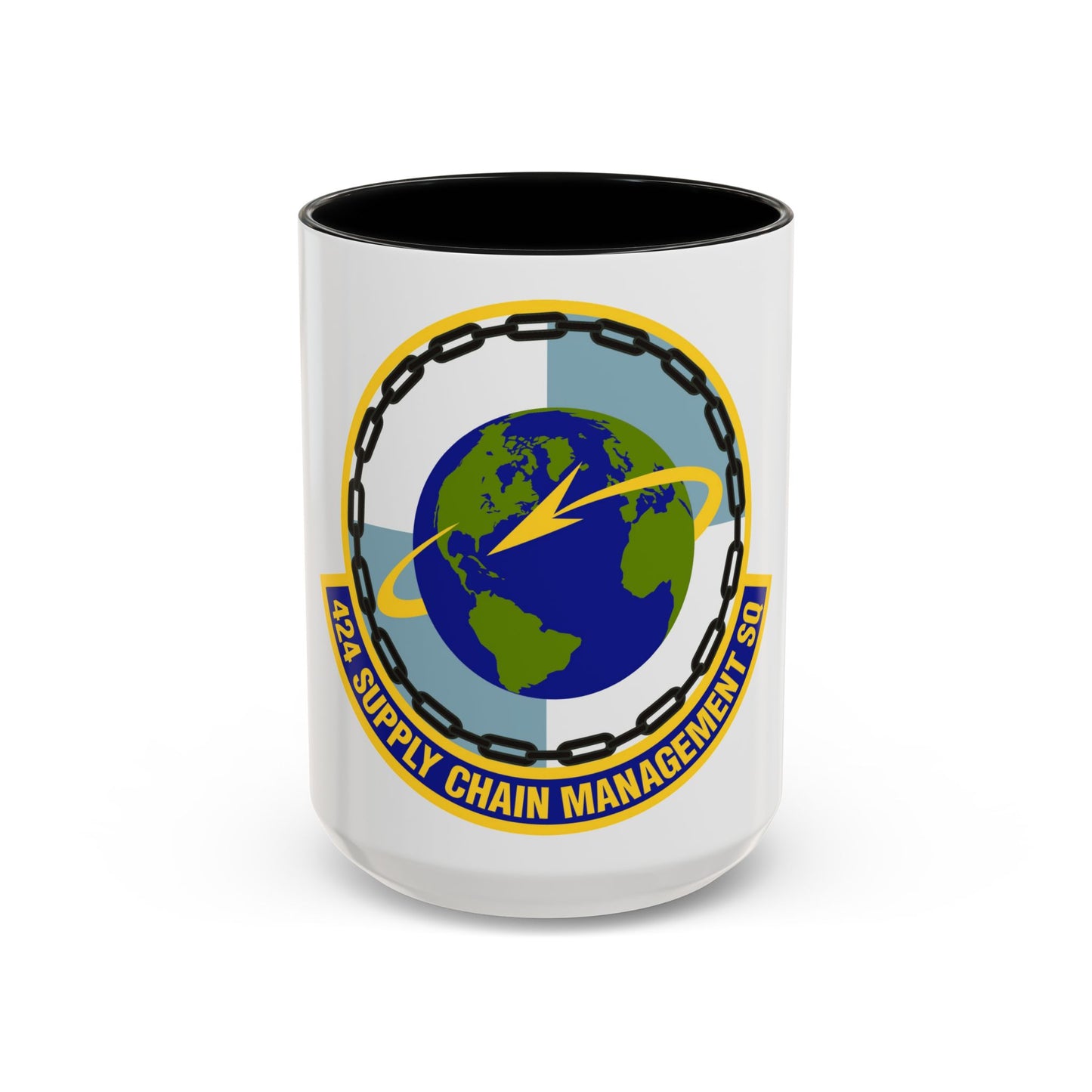 424th Supply Chain Management Squadron (U.S. Air Force) Accent Coffee Mug