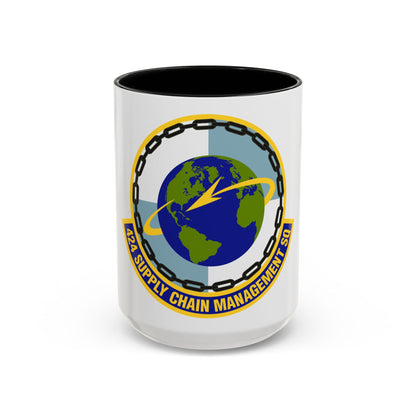 424th Supply Chain Management Squadron (U.S. Air Force) Accent Coffee Mug