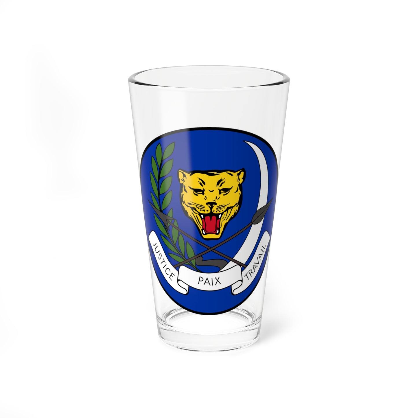 Coat of arms of Zaire 1971-1997 variant (Congo) (Coat of Arms) Pint Glass 16oz
