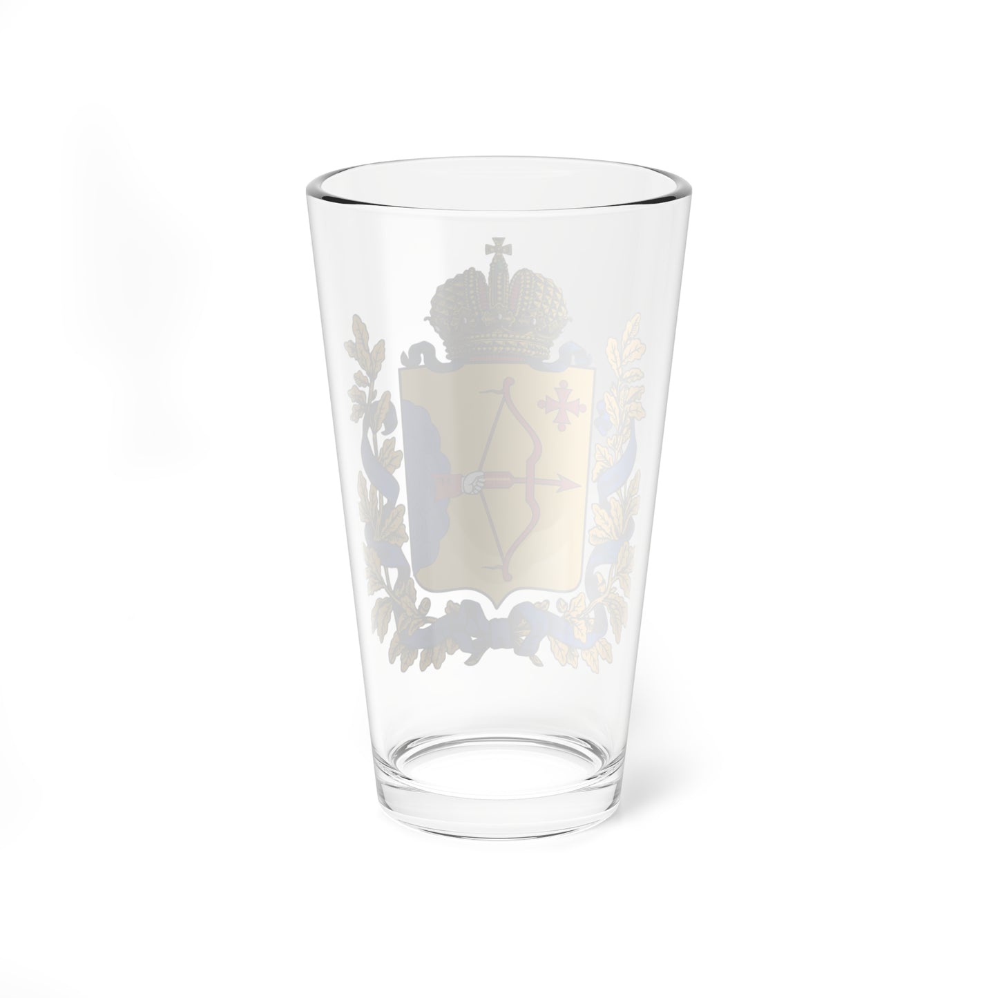 Coat of arms of Vyatka Governorate 1856 (Russia) (Coat of Arms) Pint Glass 16oz