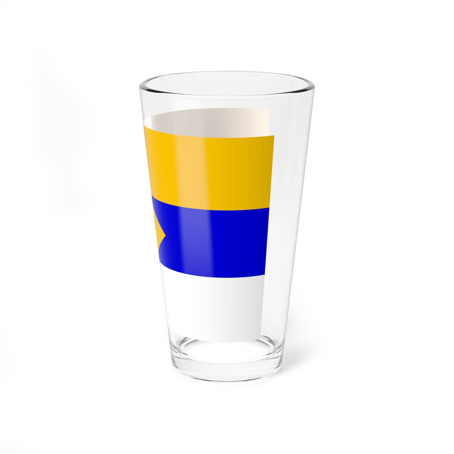 Flag of Ryajsky rayon Ryazan oblast (Russia) Pint Glass 16oz