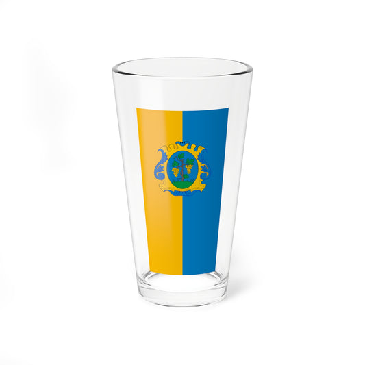 Flag of Pecsely (Hungary) Pint Glass 16oz