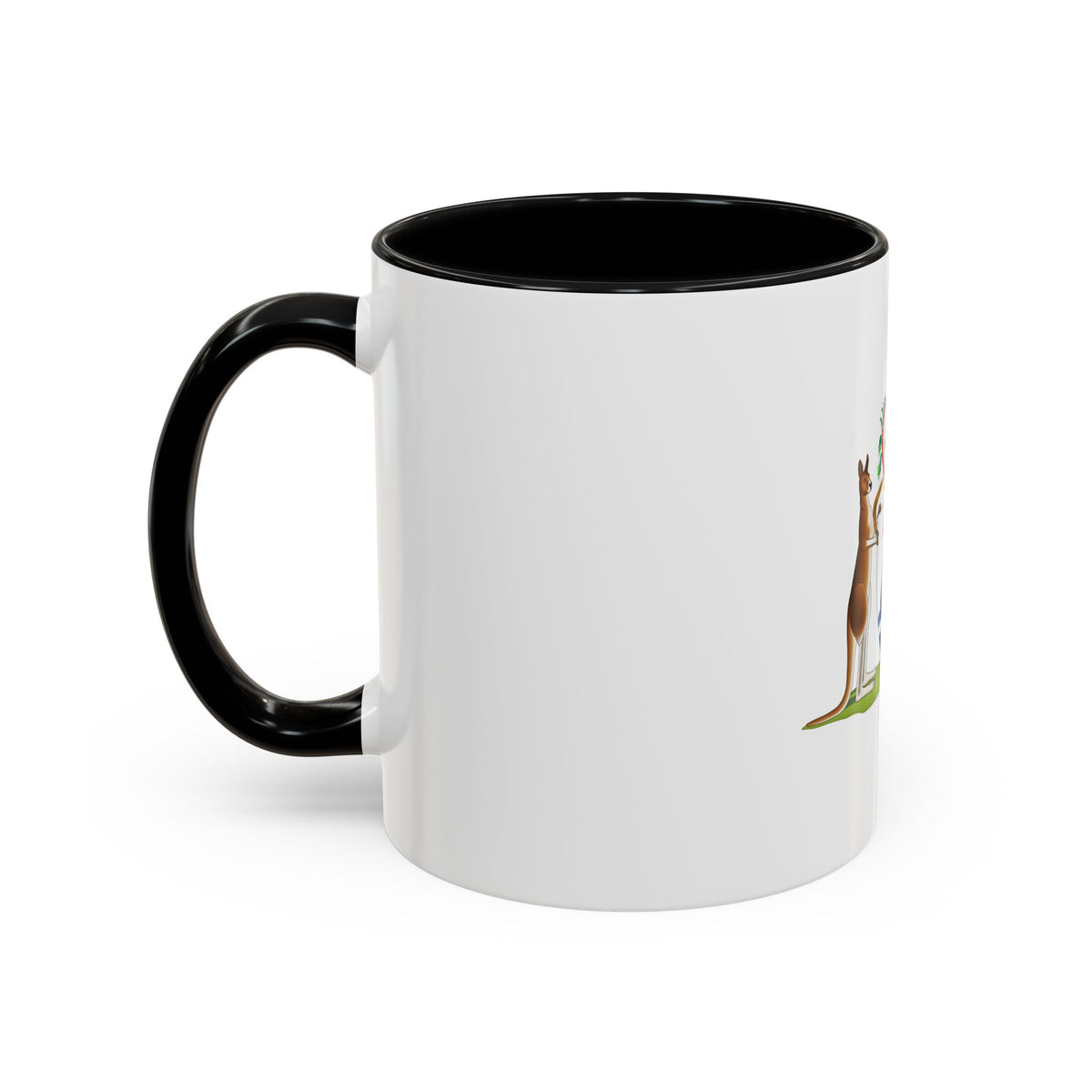 Coat of arms of Western Australia - Accent Coffee Mug