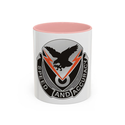 327 Signal Battalion (U.S. Army) Accent Coffee Mug