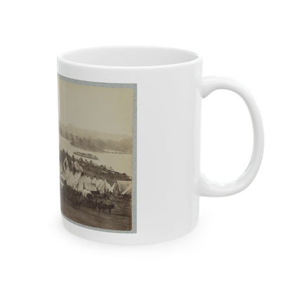 Belle Plain Landing, Va. 001 (U.S. Civil War) White Coffee Mug