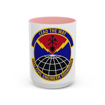 633d Civil Engineer Squadron (U.S. Air Force) Accent Coffee Mug