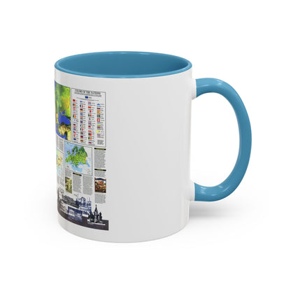 Europe, The New (1992) (Map) Accent Coffee Mug