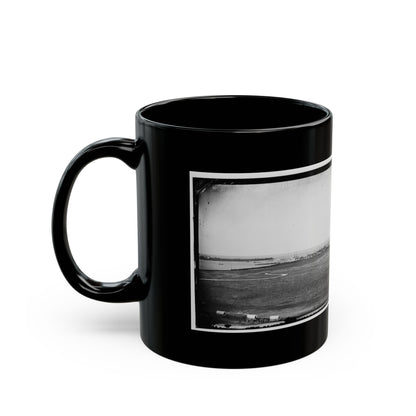 Aquia Creek Landing, Virginia. View Of Federal Supply Depot (U.S. Civil War) Black Coffee Mug