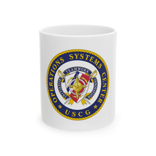 USCG Operations Systems Center (U.S. Coast Guard) White Coffee Mug