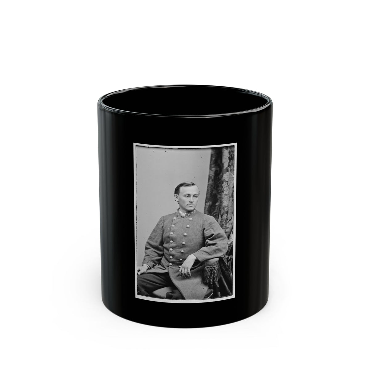 Untitled 001(3) (U.S. Civil War) Black Coffee Mug
