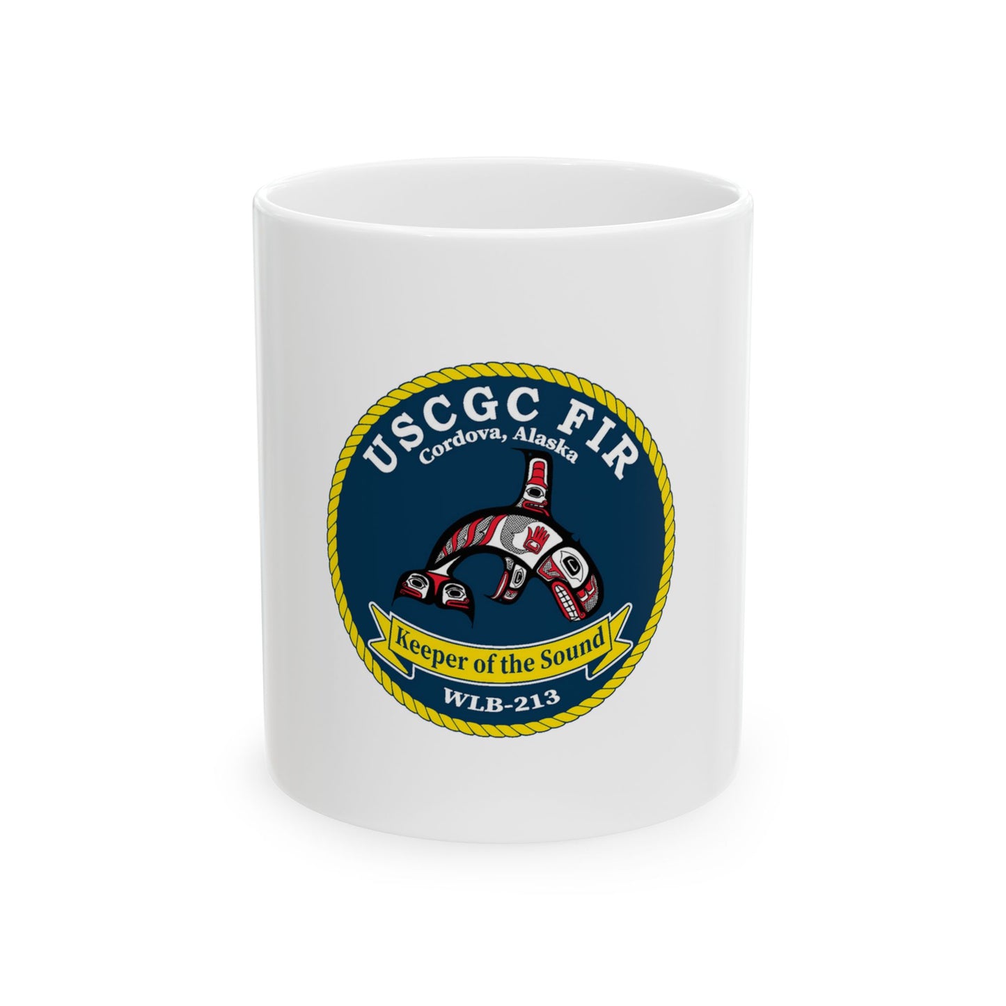 USCG FIR WLB 213 (U.S. Coast Guard) White Coffee Mug