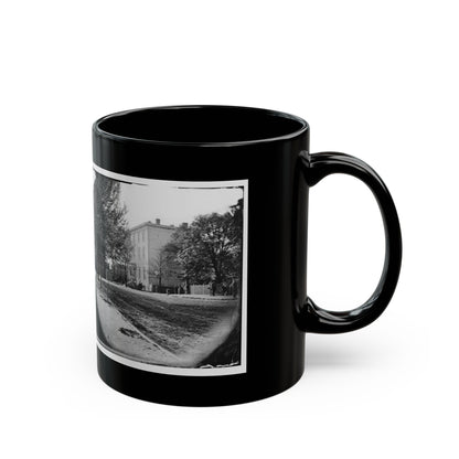Richmond, Va. Residence Of Jefferson Davis (1201 East Clay Street) (U.S. Civil War) Black Coffee Mug