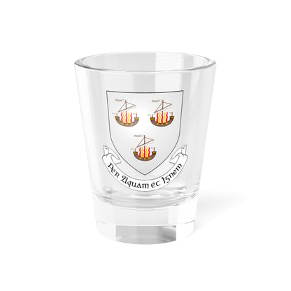 IRL COA Wexford Town 3D (Ireland) (Coat of Arms) Shot Glass 1.5oz
