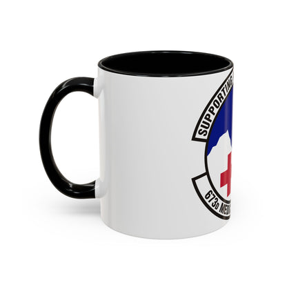 673d Medical Support Squadron (U.S. Air Force) Accent Coffee Mug