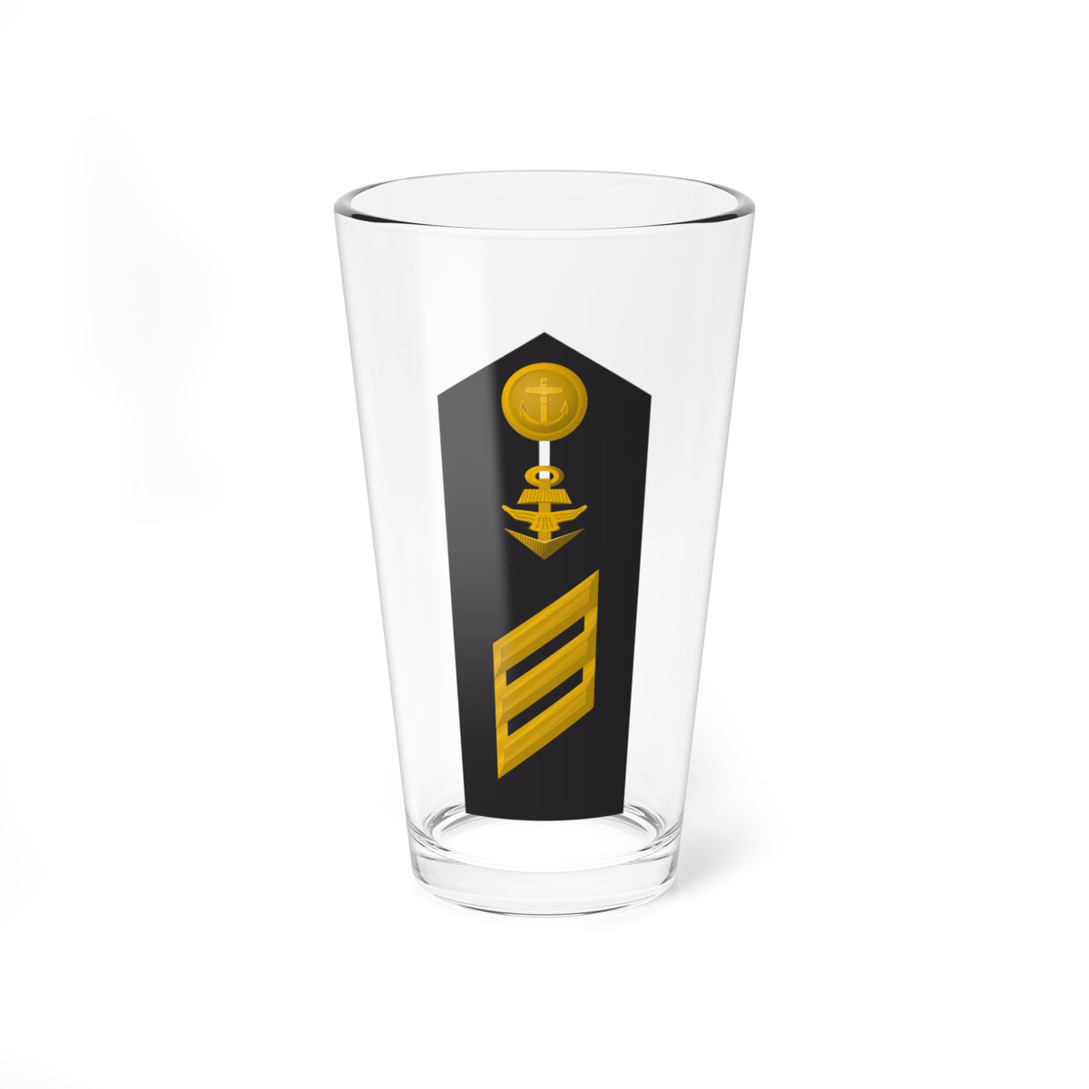 MDS 14 Hauptgefreiter 50 L (Military Rank) Pint Glass 16oz
