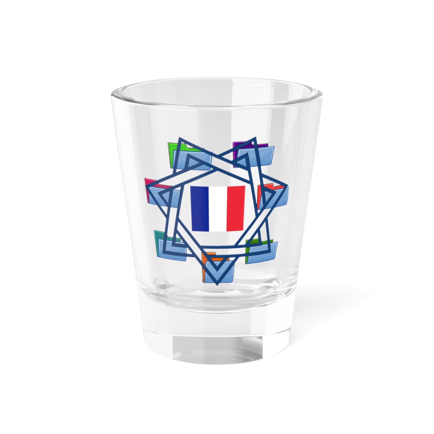 TAF (France) Shot Glass 1.5oz