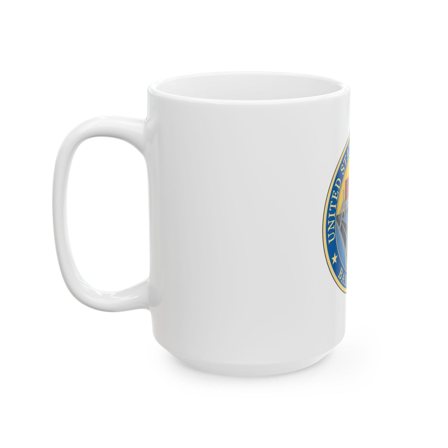 USCG Base Boston (U.S. Coast Guard) White Coffee Mug
