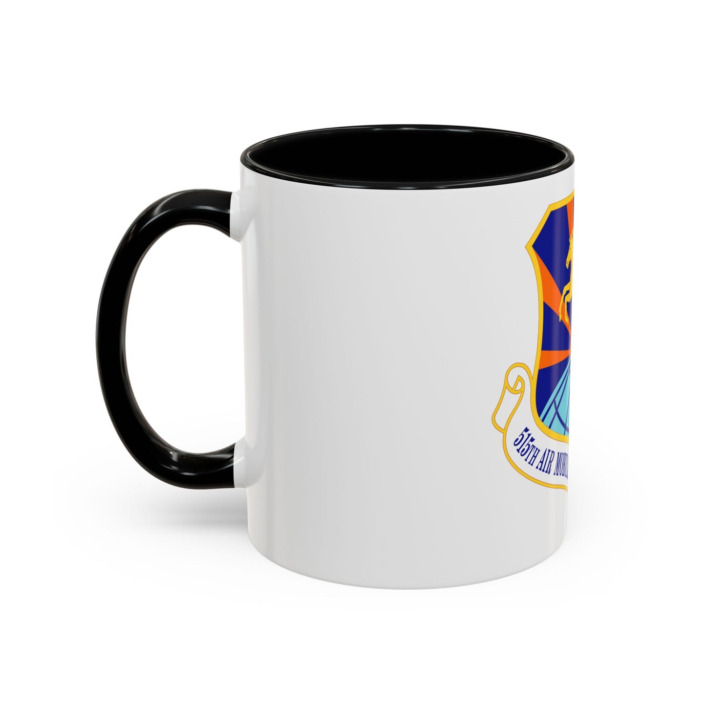 515 Air Mobility Operations Wing AMC (U.S. Air Force) Accent Coffee Mug