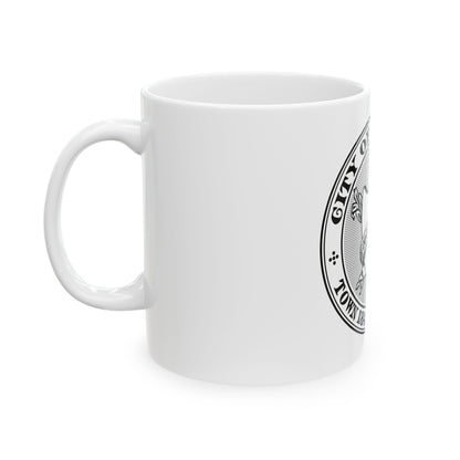 Seal of Chicopee Massachusetts - White Coffee Mug