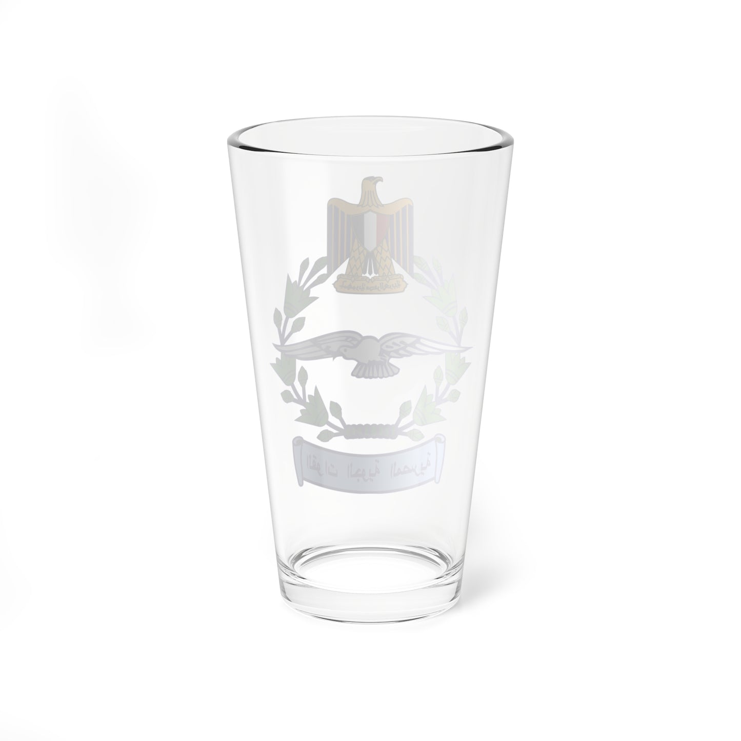 Egyptian Air Force emblem (Egypt) (Coat of Arms) Pint Glass 16oz