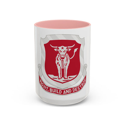 39 Engineer Battalion (U.S. Army) Accent Coffee Mug