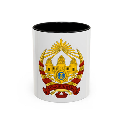 Coat of arms of the Khmer Republic - Accent Coffee Mug