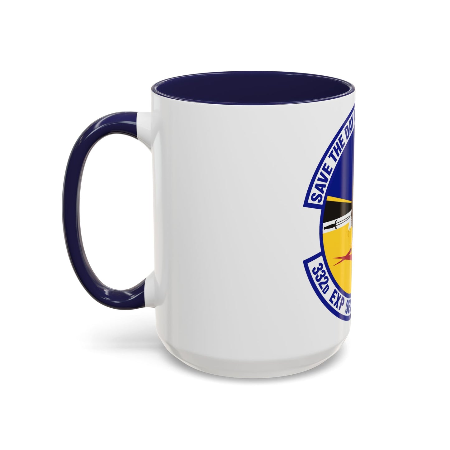 332d Expeditionary Security Forces Squadron (U.S. Air Force) Accent Coffee Mug