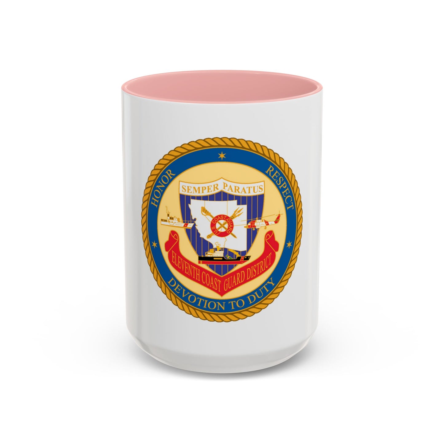 ELEVENTH COAST GUARD DISTRICT (U.S. Coast Guard) Accent Coffee Mug