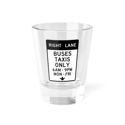 MUTCD-CA SR60-8 (California) (Road Sign) Shot Glass 1.5oz