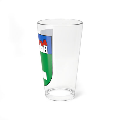 FeldbrunnenStNiklaus-blazon (Switzerland) (Coat of Arms) Pint Glass 16oz