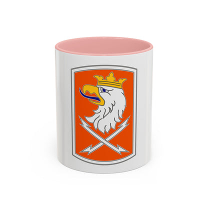 22 Signal Brigade 3 (U.S. Army) Accent Coffee Mug