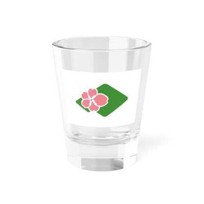 Flag of Kimobetsu Hokkaido (Japan) Shot Glass 1.5oz
