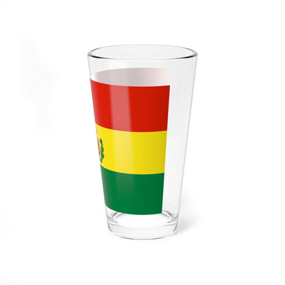 Flag of Bolivia military (Bolivia) Pint Glass 16oz