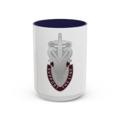 74 Medical Battalion (U.S. Army) Accent Coffee Mug