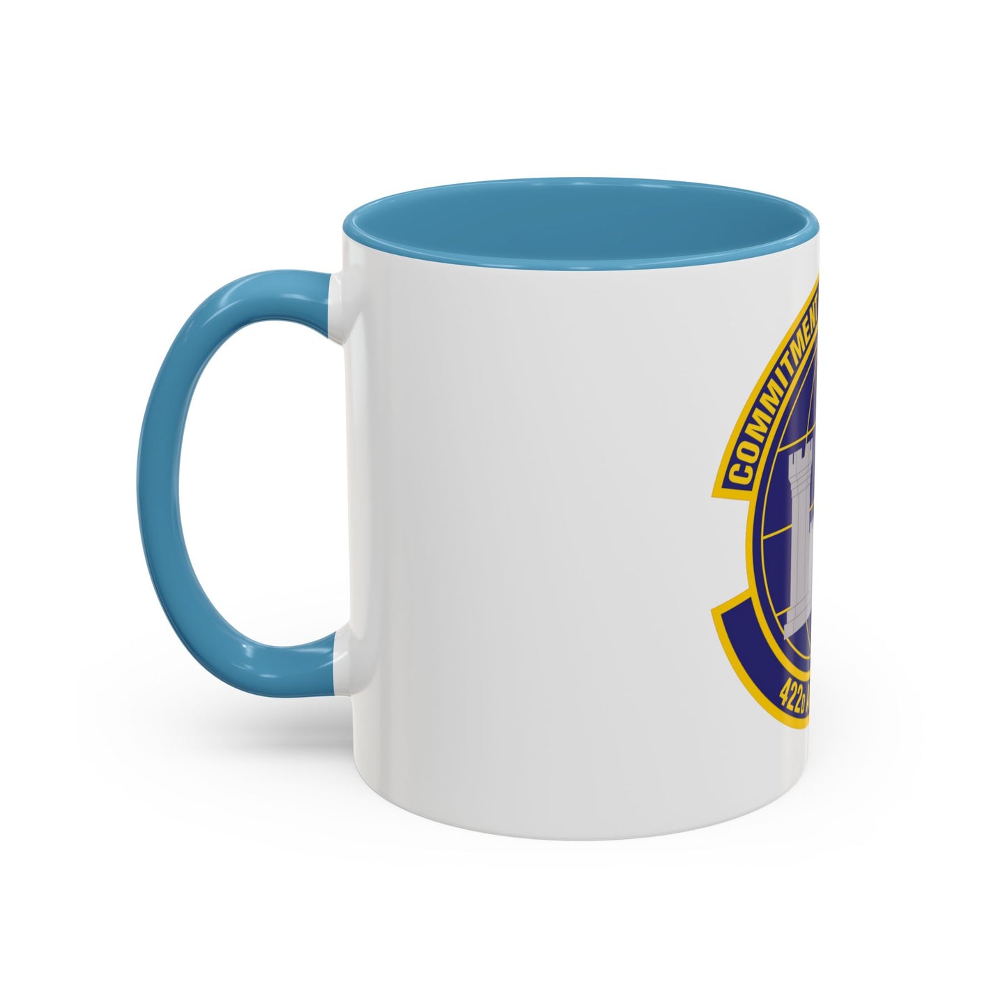 422d Air Base Squadron (U.S. Air Force) Accent Coffee Mug