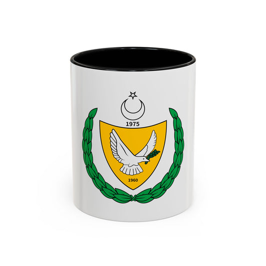 Coat of arms of the Turkish Federated State of Cyprus - Accent Coffee Mug