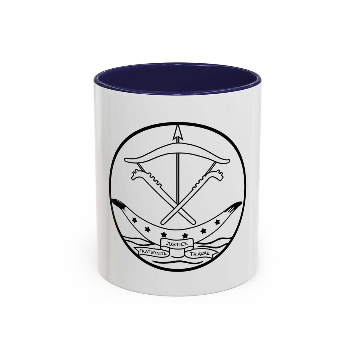 Seal of Dahomey - Accent Coffee Mug