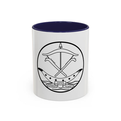 Seal of Dahomey - Accent Coffee Mug