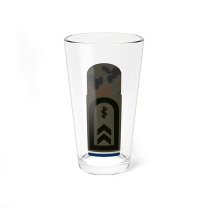 HA OS5 32 Oberfeldwebel SanOA San HMx L (Military Rank) Pint Glass 16oz