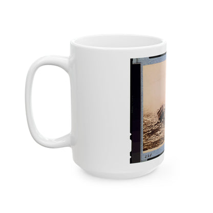 Dead Horse On Battlefield, Gettysburg, Pennsylvania (U.S. Civil War) White Coffee Mug