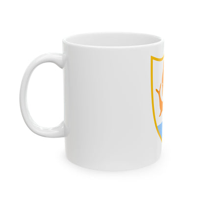 Coat of arms of Anguilla - White Coffee Mug