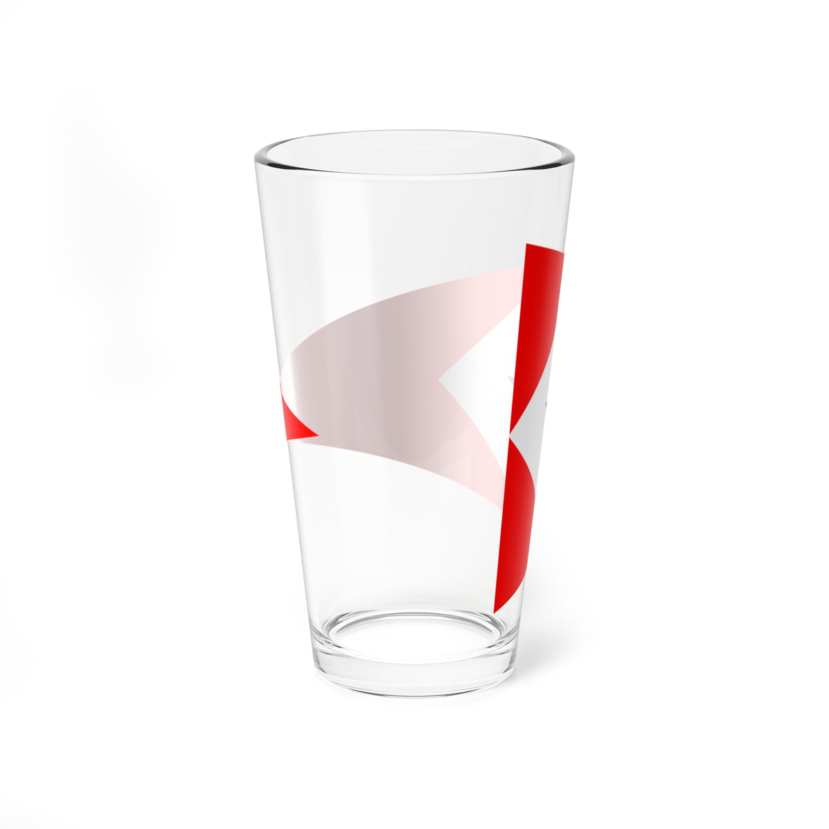 Burgee of Cercle de la Voile de Paris (France) Pint Glass 16oz